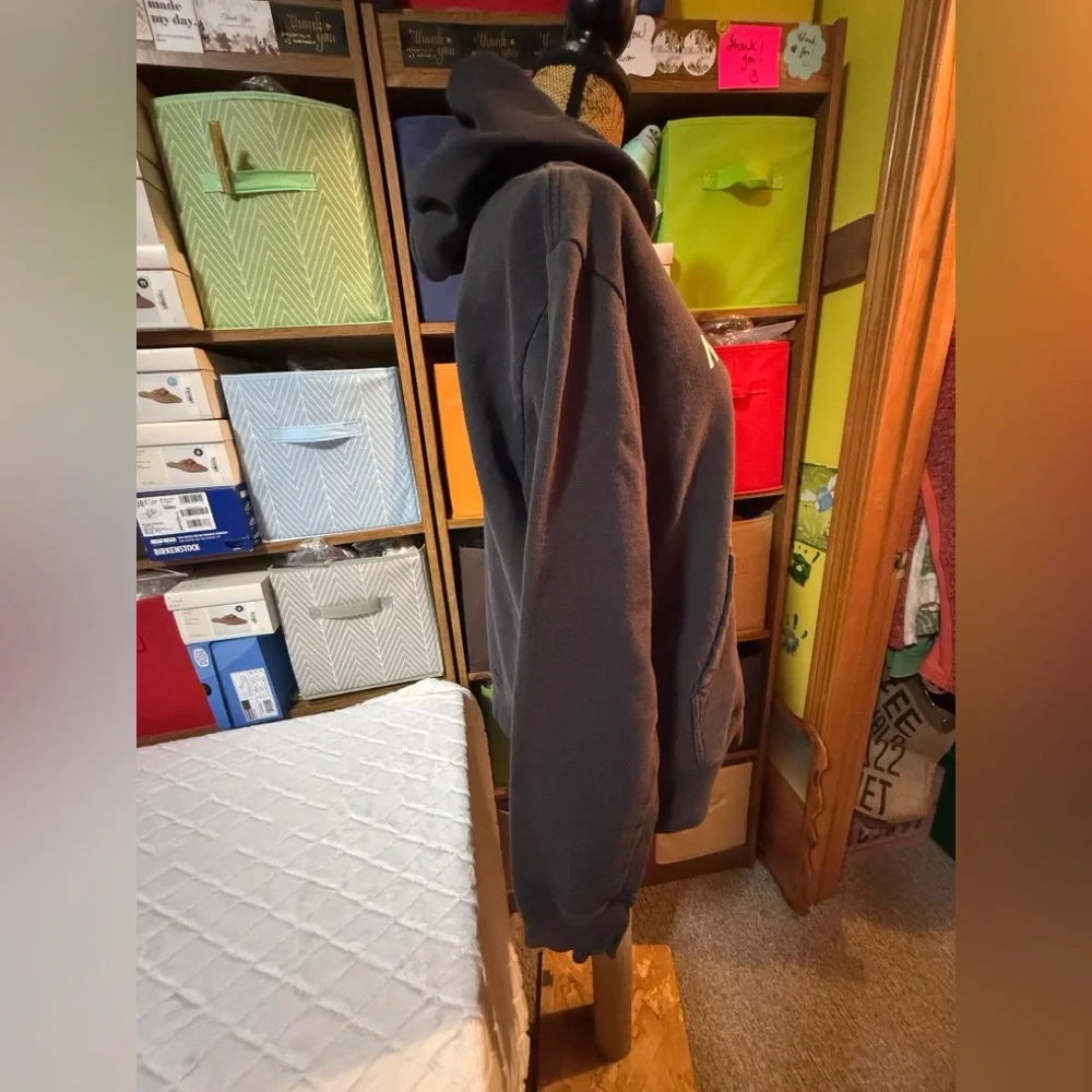 The North Face Men's Black and White Logo Hoodie